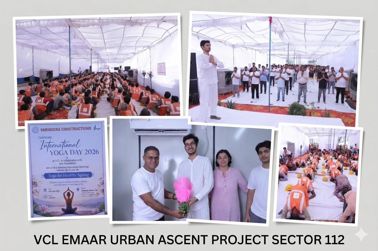 Corporate Yoga Day collage